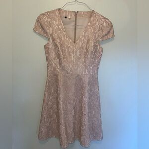 Gold saks fifth avenue cocktail dress